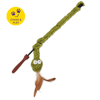 Cat Toy Kazoo Spotty Snake Wand
