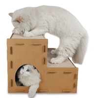 Kazoo Cat Scratcher Cardboard Two Tier Villa