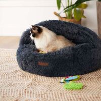 Kazoo Cat Bed Hideout Stormy Grey