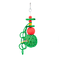 Kazoo Christmas Wicker Balls & Rings