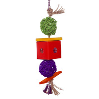 Kazoo Twin Ball & Cardboard Foraging Toy