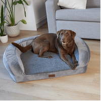 Kazoo Cosy Nook Dog Bed Satin Grey Large