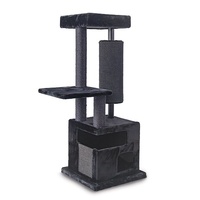 Cat Scratcher Kitty Scratch Barrel Tree - Black