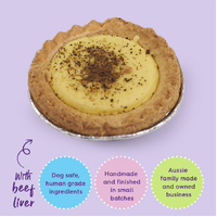 Kazoo Dog Treat Custard Tart