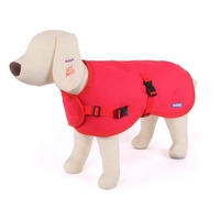Kazoo Nylon Reflective Red Dog Jacket 46.5cm Red 