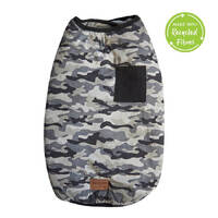 Kazoo Jungle Snuggie Grey Dog Coat 27cm