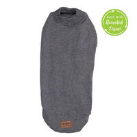 Kazoo Granite Soft Knit Dog Coat Dark Greygum 27cm