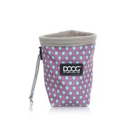 Doog Treat Pouch Pink & Aqua Drop Small