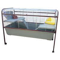 Guinea Pig Cage & Stand Plastic 124x64x95mH