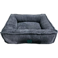 Bono Bed Rect Highside Charcoal Weave L