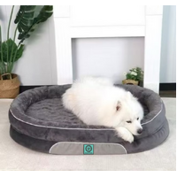 Bono Bed Stayzz Oval Basket Charcoal Large