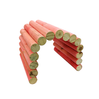 Wooden Log Hideout Medium