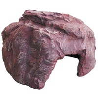 Reptile Hide Cave Oval Red Medium