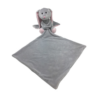 Furry Face Comfort Blankie Bunny