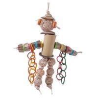 Feathered Friends Bird Toy Scarecrow