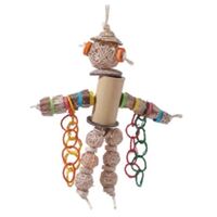 Feathered Friends Bird Toy Scarecrow