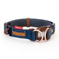 EzyDog Double-Up Collar Denim Small