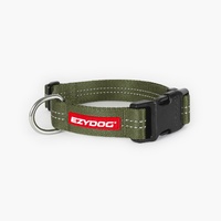 EzyDog Essential Adjustable Collar M Green