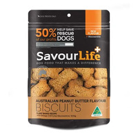 SavourLife Dog Treat Peanut Butter Biscuits 500g