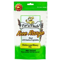 Treat Dog Fitn Flash Kangaroo & Vegetable Crisps 100g