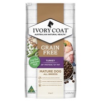 Ivory Coat Grain Free Turkey Senior Dog Food 13kg