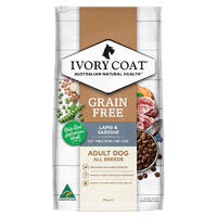 Ivory Coat Grain Free Lamb & Sardine Adult Dog Food 13kg