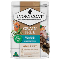 Ivory Coat Grain Free Dry Cat Food - Ivory Coat Cat Ocean/Fish/Salm 2kg