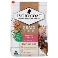 Ivory Coat Salmon & Chicken Mature Cat Food 4kg