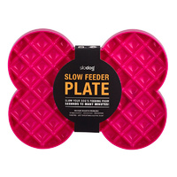 Slodog Slow Feeder Plate Pink