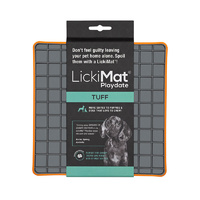LickiMat Playdate Tuff Orange