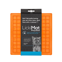 LickiMat Playdate Classic Orange
