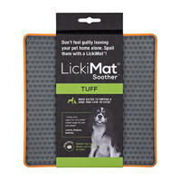 LickiMat Soother Tuff Orange