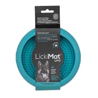 LickiMat UFO Slow Feeder Dog Bowl Turquoise