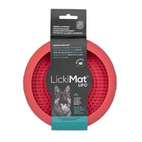 LickiMat UFO Slow Feeder Dog Bowl Pink