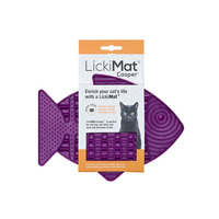 LickiMat Classic Casper Cat Slow Feeder Purple