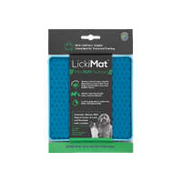 LickiMat MINI Tuff Soother Dog Slow Feeder Turquoise