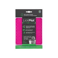 LickiMat MINI Tuff Soother Dog Slow Feeder Pink
