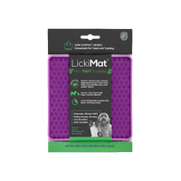 LickiMat MINI Tuff Soother Dog Slow Feeder Purple