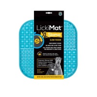 LickiMat Slomo Dog Slow Feeder Turquoise Extra Large