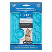 LickiMat Catster Cat Slow Feeder Turquoise