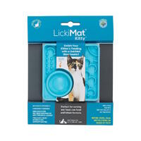 LickiMat Kitty Slow Feeder Kitten Turquoise