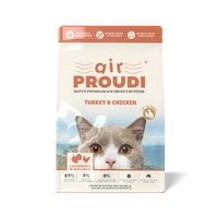 PROUDI Cat  Air Dried Turkey & Chicken 1kg