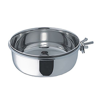 Coop Cup Feeder with Clamp SS 300mL