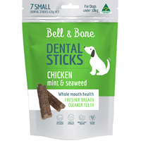 Bell & Bone Dental Sticks Chicken Mint & Seaweed Small 126g