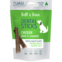 Bell & Bone Dental Sticks Chicken Mint & Seaweed Large 231g