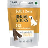 Bell & Bone Dental Sticks Duck Mint & Cinnamon Small 126g