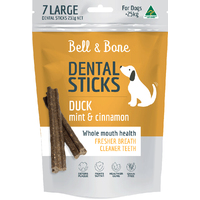Bell & Bone Dental Sticks Duck Mint & Cinnamon Large 231g