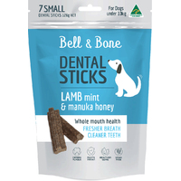 Bell & Bone Dental Sticks Lamb Mint & Manuka Honey Small 126g