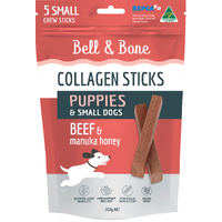 Bell & Bone Collagen Treats Puppy & Small Beef 100g