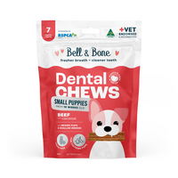 Bell & Bone Dental Chews Beef & Coconut Puppy Small